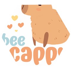 Capybara T- Shirt Bee Cappy - A Cute Capybara And A Bee Illustration T- Shirt Yoga Reflexion Pose T- Shirtyoga Reflexion Pose T- Shirt Wooden Puzzle Hexagon by hizuto