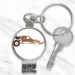 Vintage Rc Cars T- Shirt Vintage Modelcar Classic Rc Buggy Racing Cars Addict T- Shirt Nail Clippers Key Chain by ZUXUMI