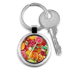 Aesthetic Candy Art Key Chain (round) by Internationalstore