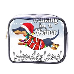 Weiner T- Shirt Walking In A Weiner Wonderland T- Shirt (1) Mini Toiletries Bag (one Side) by ZUXUMI