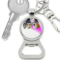 Bunnies T- Shirt Super Cute Fluffle Of Bunnies Of All Breeds! T- Shirt Bottle Opener Key Chain by EnriqueJohnson