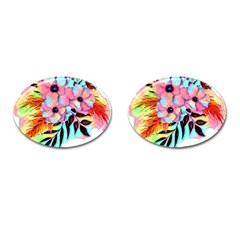 Bouquet Flowers T- Shirt B O U Q U E T Flowers T- Shirt Cufflinks (oval)