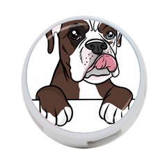 Boxer Dog T- Shirt Tri Colored Boxer T- Shirt 4-port Usb Hub (two Sides) by JamesGoode