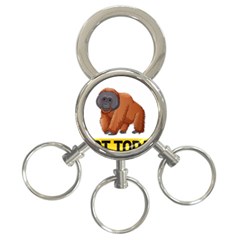 Orangutan T-shirtnope Not Today Orangutan 16 T-shirt 3-ring Key Chain by EnriqueJohnson