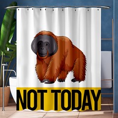 Orangutan T-shirtnope Not Today Orangutan 16 T-shirt Shower Curtain 60  X 72  (medium)  by EnriqueJohnson