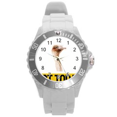 Ostrich T-shirtnope Not Today Ostrich 47 T-shirt Round Plastic Sport Watch (l) by EnriqueJohnson