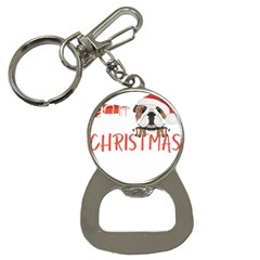 English Bulldog T- Shirt English Bulldog Merry Christmas T- Shirt (3) Bottle Opener Key Chain