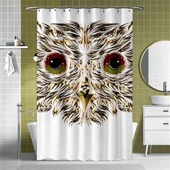 Owl T-shirtowl Gold Edition T-shirt Shower Curtain 48  X 72  (small)  by EnriqueJohnson