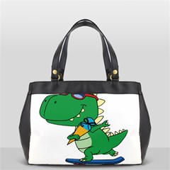 Enrollment Boy T- Shirt Goodbye Kindergarten I Am A Schoolchild Now! T- Shirt (4) Oversize Office Handbag (2 Sides) by ZUXUMI