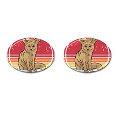 Fennec Fox T- Shirt Im Really A Fennec Fox T- Shirt Cufflinks (oval) by ZUXUMI