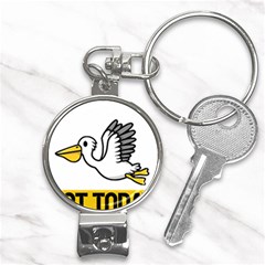 Pelican T-shirtnope Not Today Pelican 64 T-shirt Nail Clippers Key Chain by EnriqueJohnson