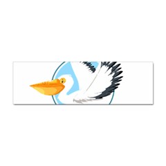 Pelican T-shirtwhite Look Calm Pelican 08 T-shirt Sticker Bumper (10 Pack) by EnriqueJohnson