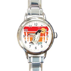 Penguin T-shirtlife Would Be So Boring Without Penguins Penguin T-shirt Round Italian Charm Watch by EnriqueJohnson