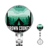 Brown County State Park T- Shirt Brown County State Park I N Camping T- Shirt Stainless Steel Nurses Watch Front