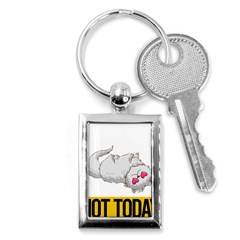 Persian Cat T-shirtnope Not Today Persian Cat 01 T-shirt Key Chain (rectangle) by EnriqueJohnson