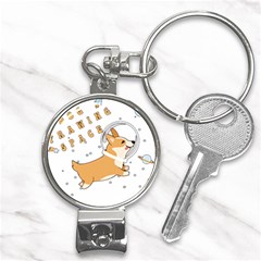 Frawing Space Dog Lover T- Shirt Cool Dog Frawing Space Dog Lover T- Shirt Nail Clippers Key Chain by ZUXUMI