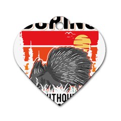 Porcupine T-shirtlife Would Be So Boring Without Porcupines T-shirt Dog Tag Heart (one Side) by EnriqueJohnson