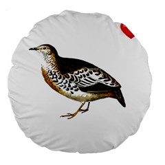 Quail T-shirtsteal Your Heart Quail 02 T-shirt Large 18  Premium Flano Round Cushions