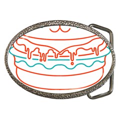 Burger T- Shirt Cat Burger T- Shirt Belt Buckles