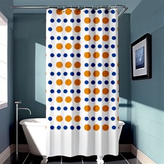 Abstract Dots Pattern T- Shirt Abstract Dots Pattern T- Shirt Shower Curtain 36  X 72  (stall) 