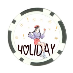 Holiday Poker Chip Card Guard (10 Pack) by SychEva