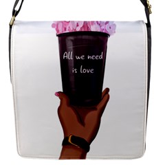 All You Need Is Love 1 Flap Closure Messenger Bag (s) by SychEva