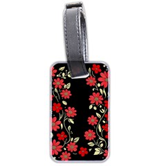 Pattern Flowers Design Nature Luggage Tag (two Sides) by Pakjumat