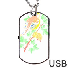 Bird Lover T- Shirtbird T- Shirt (5) Dog Tag Usb Flash (two Sides) by EnriqueJohnson