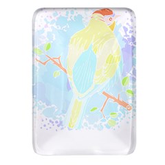 Birds Illustration T- Shirtbird T- Shirt (5) Rectangular Glass Fridge Magnet (4 Pack)