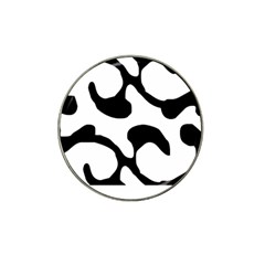 Black And White Swirl Pattern T- Shirt Black And White Swirl Pattern T- Shirt Hat Clip Ball Marker (10 Pack) by EnriqueJohnson