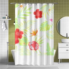 Botanical T- Shirt Botanical Attractive Smelling T- Shirt Shower Curtain 48  X 72  (small) 