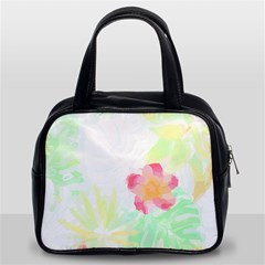 Botanical T- Shirt Botanical Handsome Coral Flower T- Shirt Classic Handbag (two Sides)