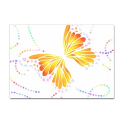 Butterfly Art T- Shirtbutterfly T- Shirt (5) Sticker A4 (10 Pack) by EnriqueJohnson