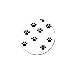 Dog Paw Print T- Shirt Paw Pattern 6 Golf Ball Marker (4 Pack) by EnriqueJohnson