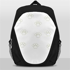 Dog Paw Print T- Shirt Paw Pattern T- Shirt Backpack Bag