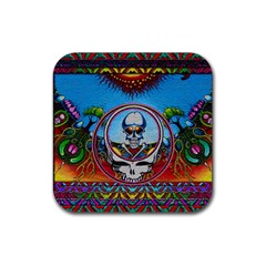 Grateful Dead Wallpapers Rubber Coaster (square)