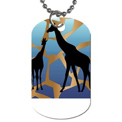 Giraffe Lover T- Shirt G I R A F F E O N G I R A F F E P R I N T P R E T T Y F O R V A C A T I O N T Dog Tag (two Sides) by EnriqueJohnson