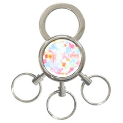 Hawaii T- Shirt Hawaii Blossoms Garden T- Shirt 3-ring Key Chain