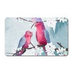 Watercolor Parrot Magnet (rectangular) by SychEva