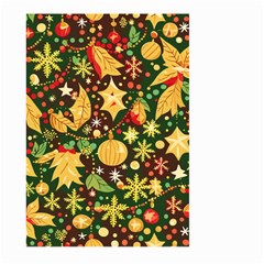 Christmas Pattern Large Garden Flag (two Sides) by Valentinaart