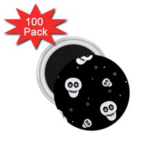 Skull Pattern 1 75  Magnets (100 Pack) 