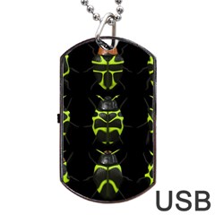 Beetles-insects-bugs- Dog Tag Usb Flash (one Side) by Ket1n9