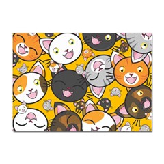 Cats-cute-kitty-kitties-kitten Sticker A4 (10 Pack) by Ket1n9