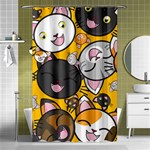 Cats-cute-kitty-kitties-kitten Shower Curtain 48  x 72  (Small)  Curtain(48  X 72 )