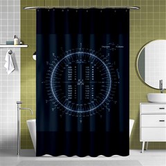 Minimalistic Knowledge Mathematics Trigonometry Shower Curtain 48  X 72  (small)  by Ket1n9