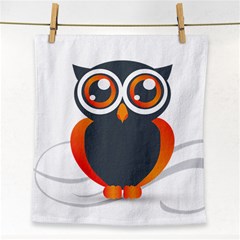 Owl Logo Face Towel by Ket1n9