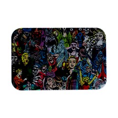 Vintage Horror Collage Pattern Open Lid Metal Box (silver)   by Ket1n9