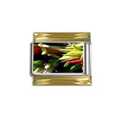 Bright Peppers Gold Trim Italian Charm (9mm) by Ket1n9