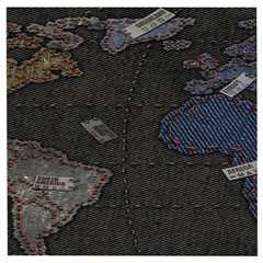 World Map Wooden Puzzle Square by Ket1n9