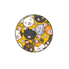 Cats-cute-kitty-kitties-kitten Hat Clip Ball Marker (4 Pack) by Ket1n9